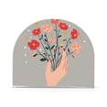 thumbnail image 1 of Yayeee Napkin Holder for Table Kitchen Paper Tissue Organization, Gray Flower, 1 of 8