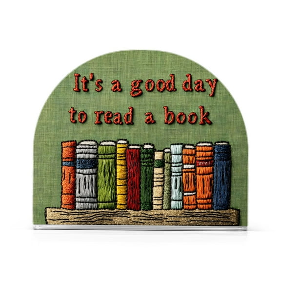 Yayeee Napkin Holder for Table Kitchen Paper Tissue Organization, Green Book Shelf