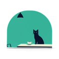 thumbnail image 1 of Yayeee Napkin Holder for Table Kitchen Paper Tissue Organization, Green Cat, 1 of 8