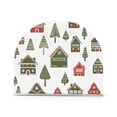 thumbnail image 1 of Yayeee Napkin Holder for Table Kitchen Paper Tissue Organization, Green Christmas House, 1 of 8
