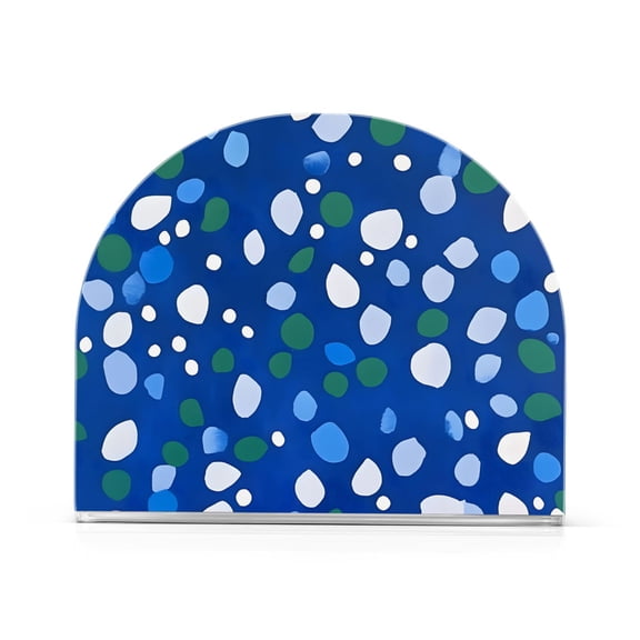 Yayeee Napkin Holder for Table Kitchen Paper Tissue Organization, Green Dots