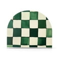 thumbnail image 1 of Yayeee Napkin Holder for Table Kitchen Paper Tissue Organization, Green and White Plaid Pattern, 1 of 8