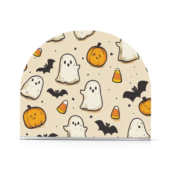 Yayeee Napkin Holder for Table Kitchen Paper Tissue Organization, Halloween Cute Ghosts