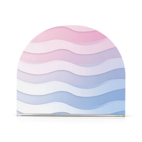 Yayeee Napkin Holder for Table Kitchen Paper Tissue Organization, Light Blue Gradient