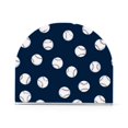 thumbnail image 1 of Yayeee Napkin Holder for Table Kitchen Paper Tissue Organization, Navy Blue Baseball Pattern, 1 of 8