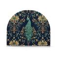 thumbnail image 1 of Yayeee Napkin Holder for Table Kitchen Paper Tissue Organization, Navy Blue Peacock Pattern, 1 of 8