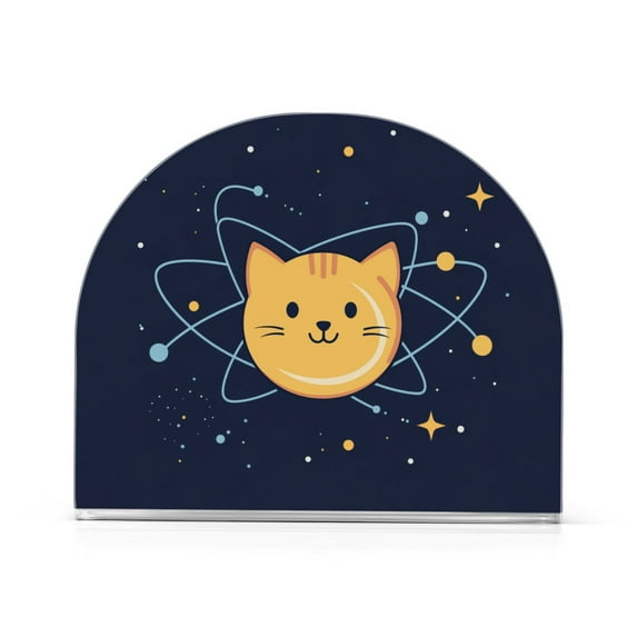 Yayeee Napkin Holder for Table Kitchen Paper Tissue Organization, Orange Cat Planet