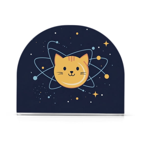 Yayeee Napkin Holder for Table Kitchen Paper Tissue Organization, Orange Cat Planet