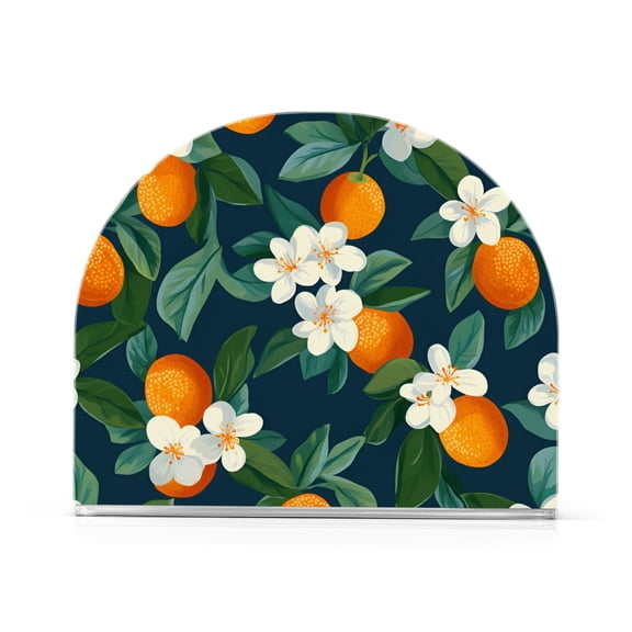 Yayeee Napkin Holder for Table Kitchen Paper Tissue Organization, Orange Fruit