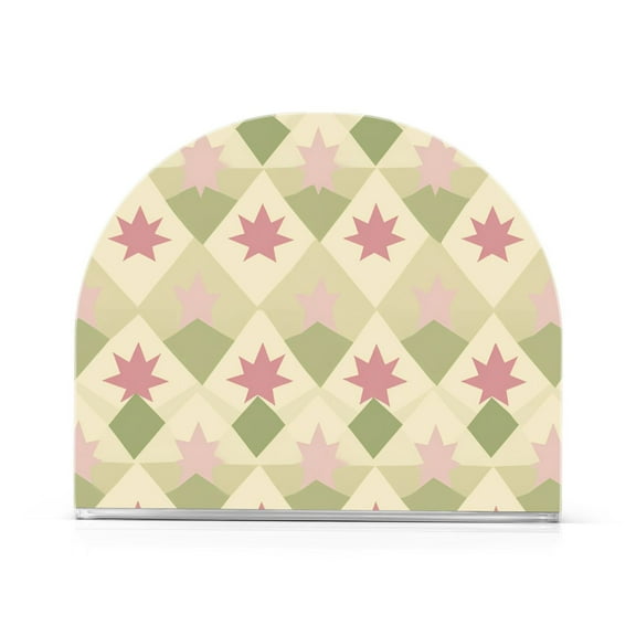 Yayeee Napkin Holder for Table Kitchen Paper Tissue Organization, Pastel Green Geometric