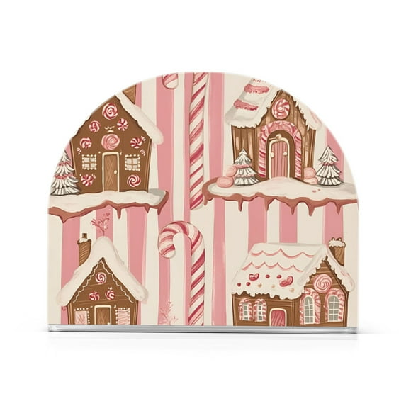 Yayeee Napkin Holder for Table Kitchen Paper Tissue Organization, Pink Candy House
