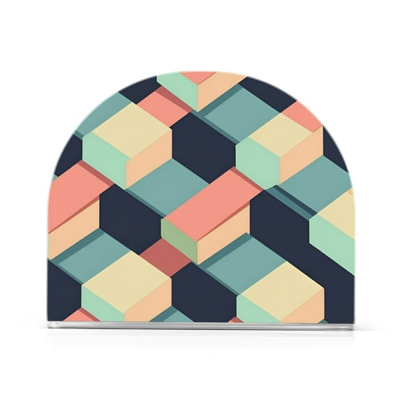 Yayeee Napkin Holder for Table Kitchen Paper Tissue Organization, Pink Cubes