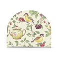 thumbnail image 1 of Yayeee Napkin Holder for Table Kitchen Paper Tissue Organization, Purple Birds Teapots, 1 of 8