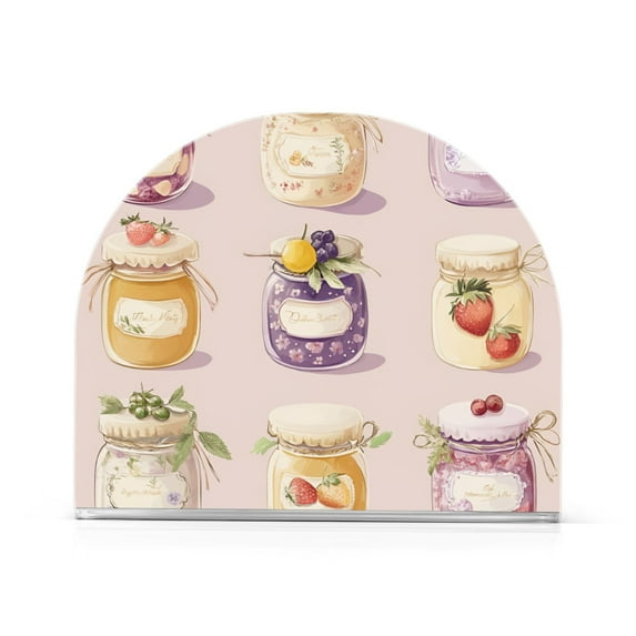 Yayeee Napkin Holder for Table Kitchen Paper Tissue Organization, Purple Jam Jars