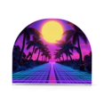 thumbnail image 1 of Yayeee Napkin Holder for Table Kitchen Paper Tissue Organization, Purple Neon Road, 1 of 8