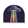 thumbnail image 1 of Yayeee Napkin Holder for Table Kitchen Paper Tissue Organization, Purple UFO, 1 of 8