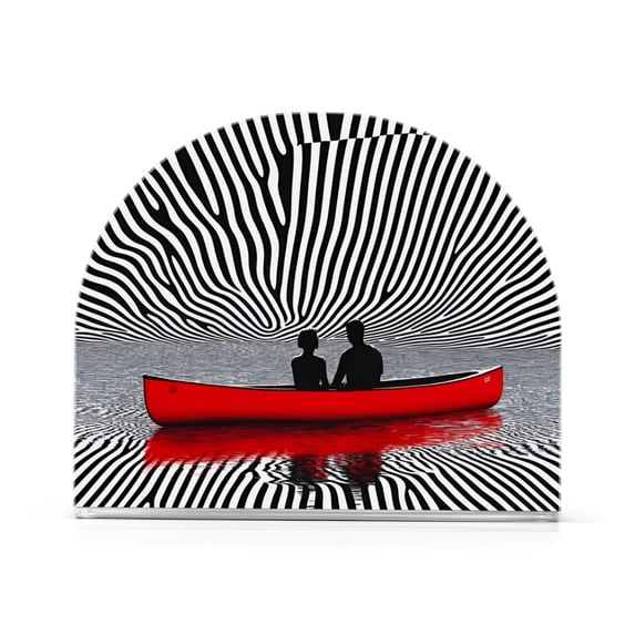 Yayeee Napkin Holder for Table Kitchen Paper Tissue Organization, Red Boat