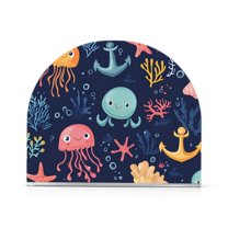 Yayeee Napkin Holder for Table Kitchen Paper Tissue Organization, Red Jellyfish