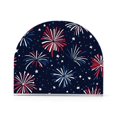 thumbnail image 1 of Yayeee Napkin Holder for Table Kitchen Paper Tissue Organization, Red and Blue Fireworks Pattern, 1 of 8