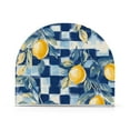 thumbnail image 1 of Yayeee Napkin Holder for Table Kitchen Paper Tissue Organization, Retro Plaid Lemon, 1 of 8