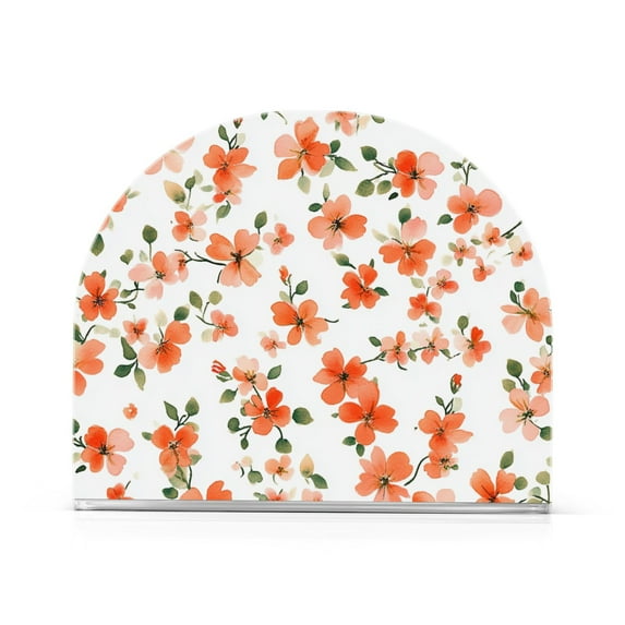 Yayeee Napkin Holder for Table Kitchen Paper Tissue Organization, Small Floral Blooms