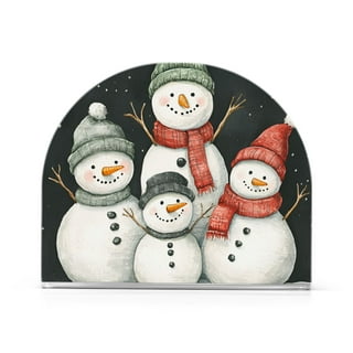 Snowman napkin holder clearance