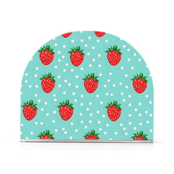 Yayeee Napkin Holder for Table Kitchen Paper Tissue Organization, Strawberry Pattern