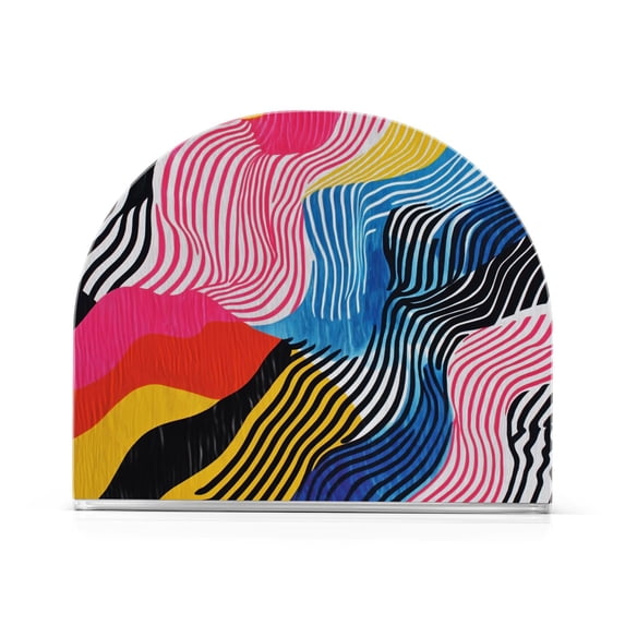 Yayeee Napkin Holder for Table Kitchen Paper Tissue Organization, Stripes Pattern