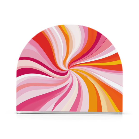 Yayeee Napkin Holder for Table Kitchen Paper Tissue Organization, Swirling Lines