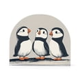 thumbnail image 1 of Yayeee Napkin Holder for Table Kitchen Paper Tissue Organization, Three Cute Little Puffin, 1 of 8
