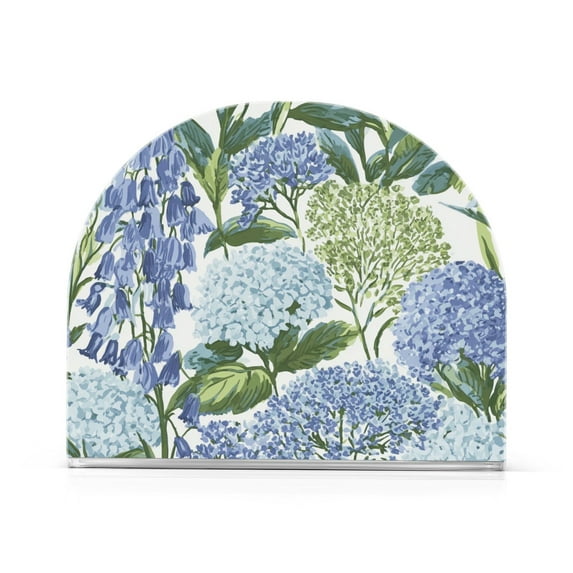 Yayeee Napkin Holder for Table Kitchen Paper Tissue Organization, Vibrant Hydrangeas Pattern