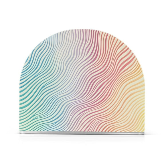 Yayeee Napkin Holder for Table Kitchen Paper Tissue Organization, Wavy Striped