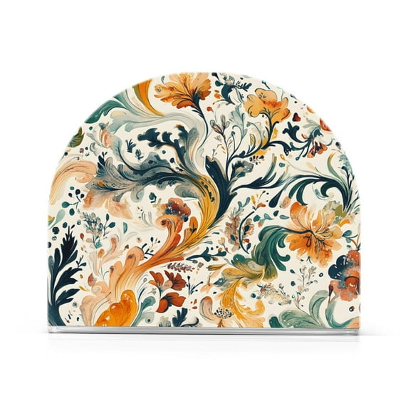Yayeee Napkin Holder for Table Kitchen Paper Tissue Organization, Whimsical Leaves