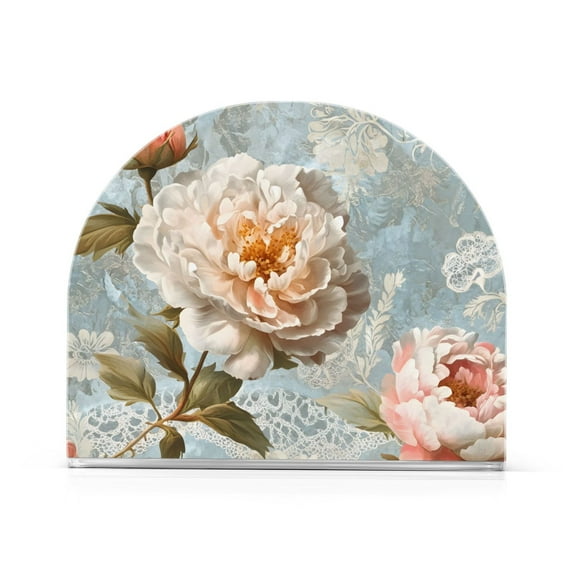 Yayeee Napkin Holder for Table Kitchen Paper Tissue Organization, Whimsical Rose