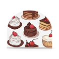 thumbnail image 1 of Yayeee Napkin Holder for Table Kitchen Paper Tissue Organization, White Chocolate Cakes, 1 of 8