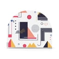 thumbnail image 1 of Yayeee Napkin Holder for Table Kitchen Paper Tissue Organization, White Simple Shapes, 1 of 8