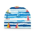 thumbnail image 1 of Yayeee Napkin Holder for Table Kitchen Paper Tissue Organization, Yellow Sailboats, 1 of 8