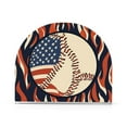 thumbnail image 1 of Yayeee Napkin Holder for Table Set of 2 Kitchen Paper Tissue Organization, Baseball Pattern, 1 of 8