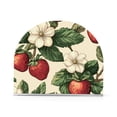 thumbnail image 1 of Yayeee Napkin Holder for Table Set of 2 Kitchen Paper Tissue Organization, Beige Strawberry, 1 of 8