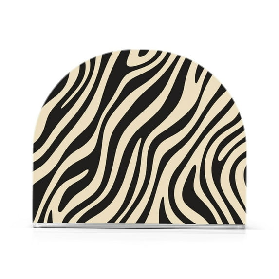 Yayeee Napkin Holder for Table Set of 2 Kitchen Paper Tissue Organization, Black Lines