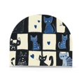 thumbnail image 1 of Yayeee Napkin Holder for Table Set of 2 Kitchen Paper Tissue Organization, Black and Blue Cat, 1 of 8