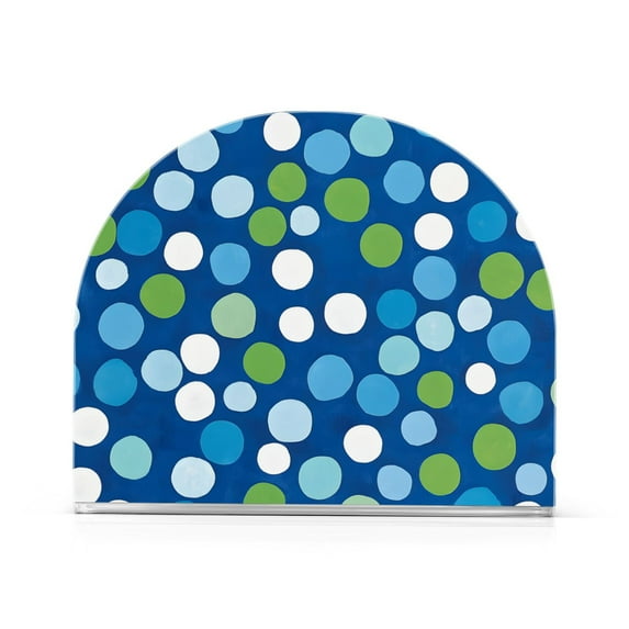 Yayeee Napkin Holder for Table Set of 2 Kitchen Paper Tissue Organization, Blue Dots