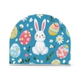 thumbnail image 1 of Yayeee Napkin Holder for Table Set of 2 Kitchen Paper Tissue Organization, Blue Easter Bunny, 1 of 8