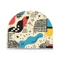 thumbnail image 1 of Yayeee Napkin Holder for Table Set of 2 Kitchen Paper Tissue Organization, Blue Retro Print, 1 of 8