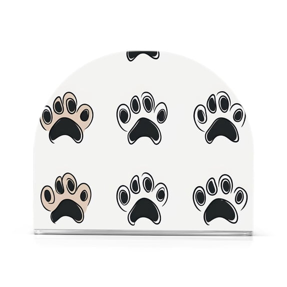 Yayeee Napkin Holder for Table Set of 2 Kitchen Paper Tissue Organization, Cartoon Cat Paw