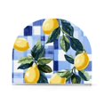 thumbnail image 1 of Yayeee Napkin Holder for Table Set of 2 Kitchen Paper Tissue Organization, Cartoon Lemon Leaves, 1 of 8