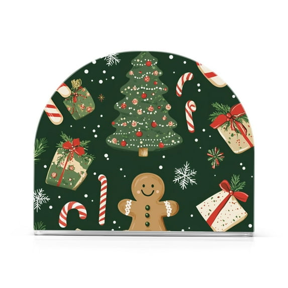 Yayeee Napkin Holder for Table Set of 2 Kitchen Paper Tissue Organization, Christmas Gift Pattern