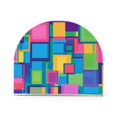 thumbnail image 1 of Yayeee Napkin Holder for Table Set of 2 Kitchen Paper Tissue Organization, Colorful Geometric Pattern, 1 of 8