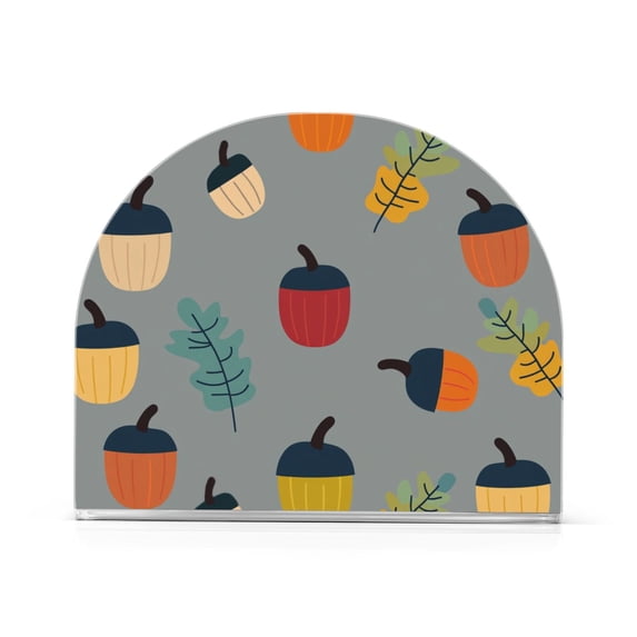 Yayeee Napkin Holder for Table Set of 2 Kitchen Paper Tissue Organization, Cute Acorns Pattern