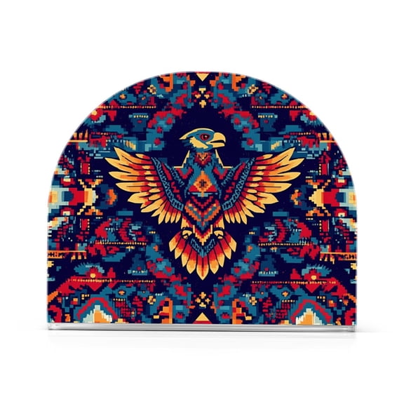 Yayeee Napkin Holder for Table Set of 2 Kitchen Paper Tissue Organization, Geometric Eagle